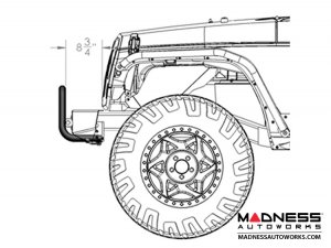 Jeep Wrangler JK Frame-Built Bumper Base w/Crawler Caps - #1401 